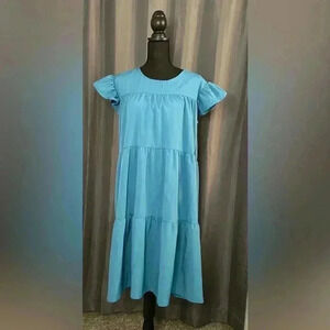 99. Unnamed Brand Short-Sleeve Dress, EUC, Size L